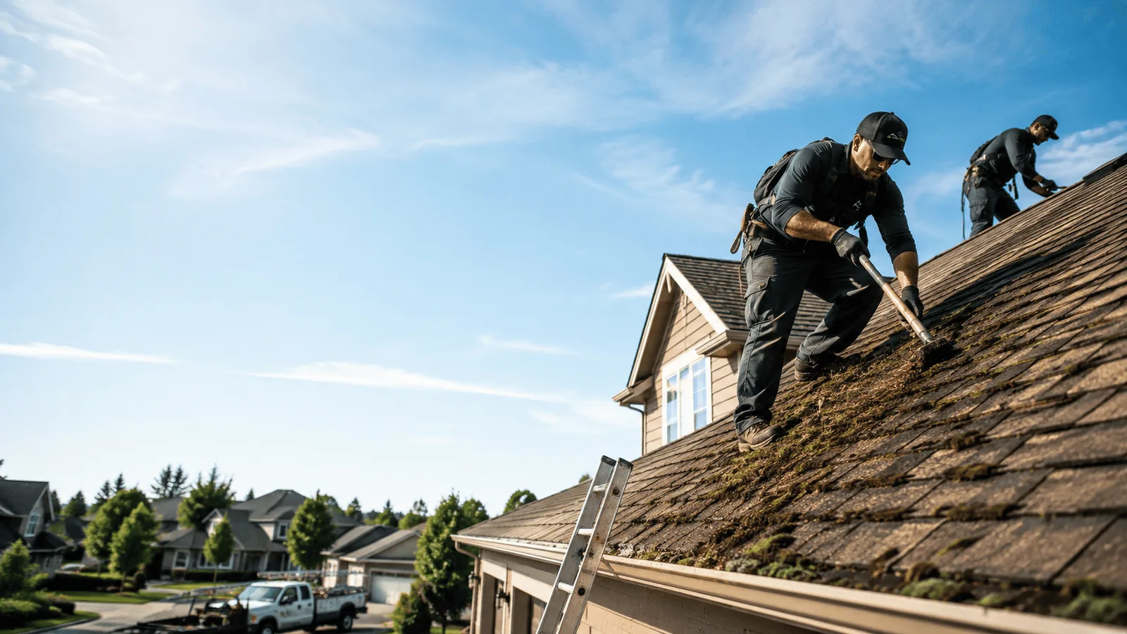 Roof Moss Removal in Hope, RI near me